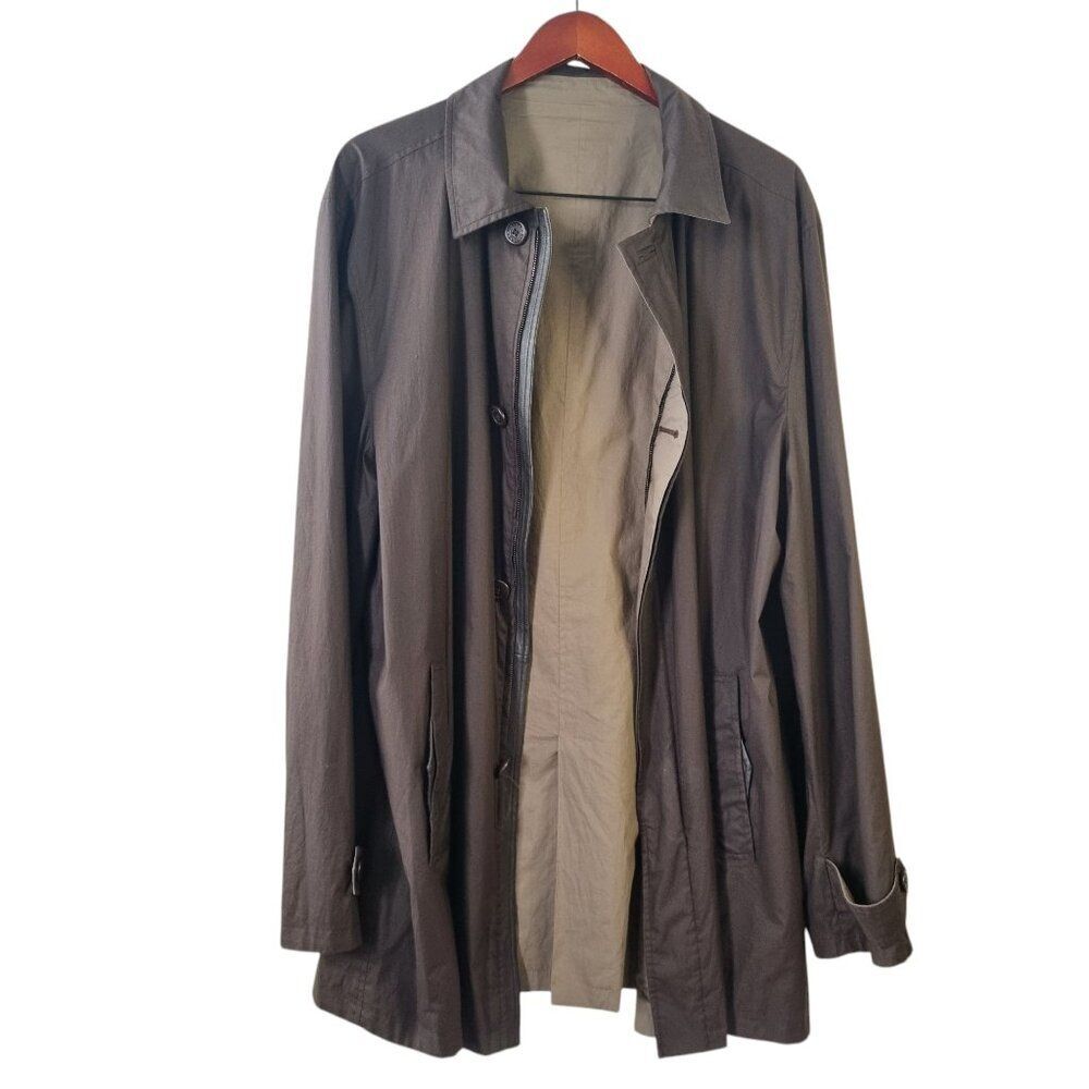 Ermenegildo Zegna Men's Beige/Grey Lightweight Jacket -(double-faced) - Picture 3 of 15